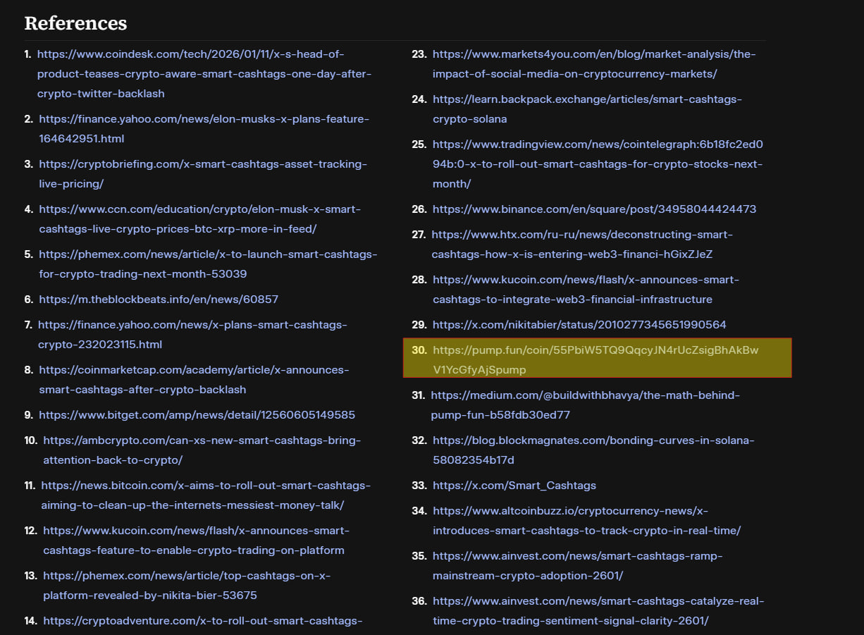 Smart Cashtags reference 1